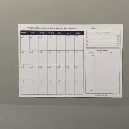 Monthly Wall Planner For Colorful/Rough Walls